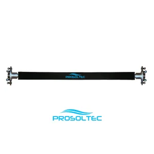 Eje rígido 1200kg, apernadura y ancho a petición del cliente.