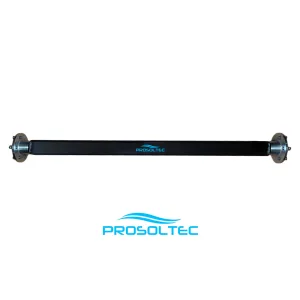 Eje rígido 1500kg, apernadura y ancho a petición del cliente.