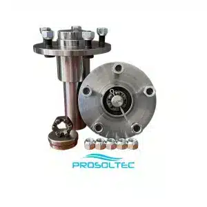 Par de maza y muñon para eje de torsión para carro de arrastre 5x114 1200Kg