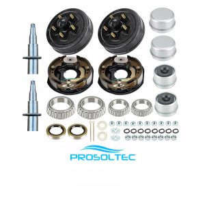 KIT COMPLETO TAMBOR FRENO ELÉCTRICO 5X114 3500 LBS
